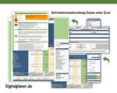Betriebskostenabrechnung Deluxe  unter Excel – Genial einfache Vorlage für Immobiliebesitzer und Mieter. Immer die Betriebskosten im Griff