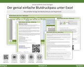 Blutdruckpass unter Excel Vorlage bei Bluthochdruck Hypertonie Blutdruck