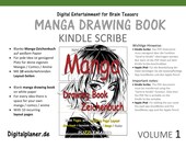 Manga Drawing Book / Interaktives Zeichenbuch mit leeren Seiten mit wechselnden Seitenlayouts Kindle Scribe
