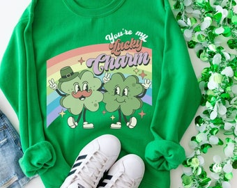 You are My Lucky Charm Sweatshirt,St Patricks Day Shirt,Lucky Shirt,St Patricks Day Sweatshirt,Saint Paddy Sweatshirt,Lucky Irish Sweatshirt