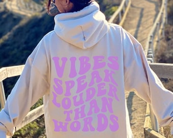 Aesthetic hoodie, Trendy Hoodie, Oversized Hoodie, Tumblr Hoodie, Words on Back hoodie, Positive Hoodie,Preppy Hoodie,Retro,Best Friend Gift