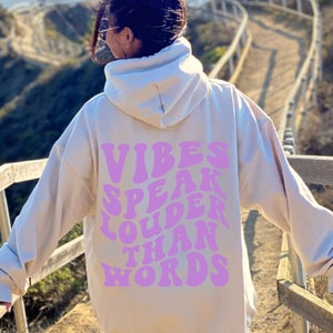 Aesthetic hoodie, Trendy Hoodie, Oversized Hoodie, Tumblr Hoodie, Words on Back hoodie, Positive Hoodie,Preppy Hoodie,Retro,Best Friend Gift