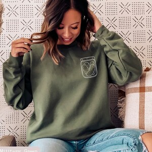 Pickle Sweatshirt, Pocket Sweatshirt, Pickle Shirt, Pickle Lover Shirt, Pickle Sweater,  Pickle Crewneck Sweatshirt, Pickle Lover Sweatshirt