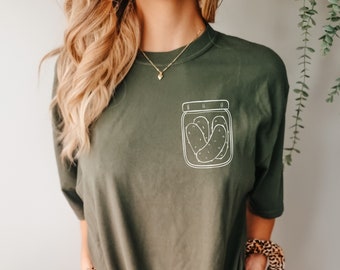 Comfort Colors Pickle Shirt, Pickle Shirt, Pickle TShirt, Pickle T-shirt, Pickle Lover Shirt, Funny Pickle Shirt, Vintage Pickle Shirt