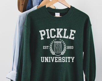 Pickle Sweatshirt, Pickle Shirt, Pickle Sweater, Pickle Lover Shirt, Pickle Sweater, Pickle Crewneck Sweatshirt, Pickle Lover Sweatshirt