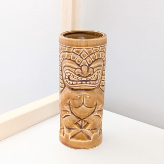 Vintage Brown Ceramic Mai Kai Tiki Mug - Etsy