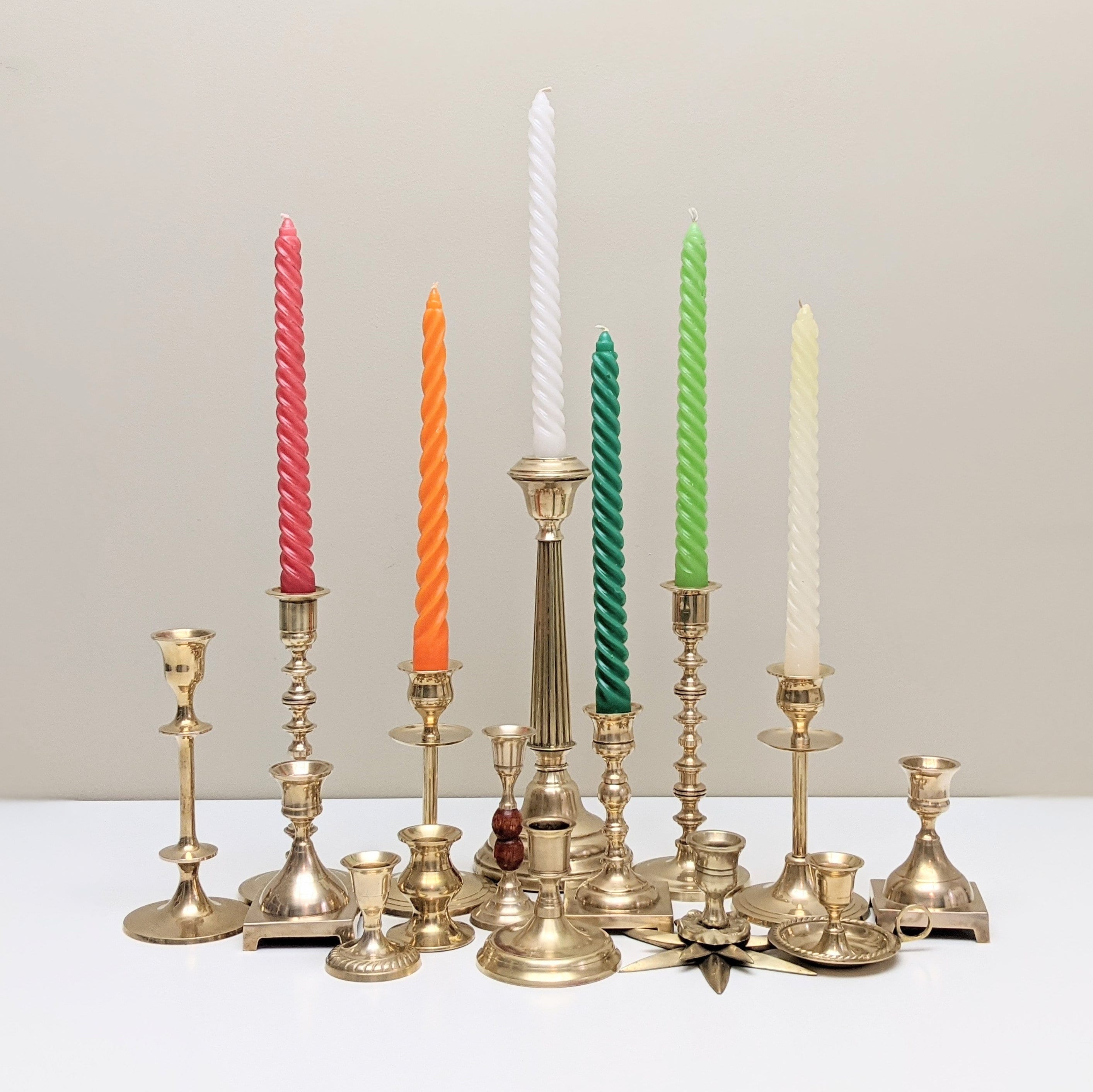 Brass Candle Holder - Zetta Florence