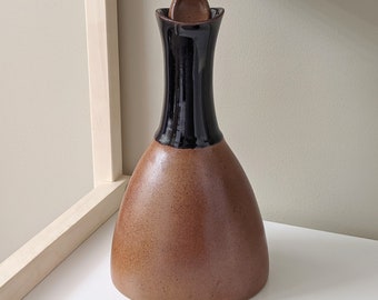 Decantador de vino vintage de cerámica SIAL / Vajilla moderna de mediados de siglo