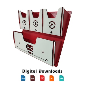 Mailbox dxf-bestanden, bruiloft postbus lasergesneden bestand, mail organisator dxf, mail houder laser gegraveerd, Card Box laser gesneden vector, Laser Cut
