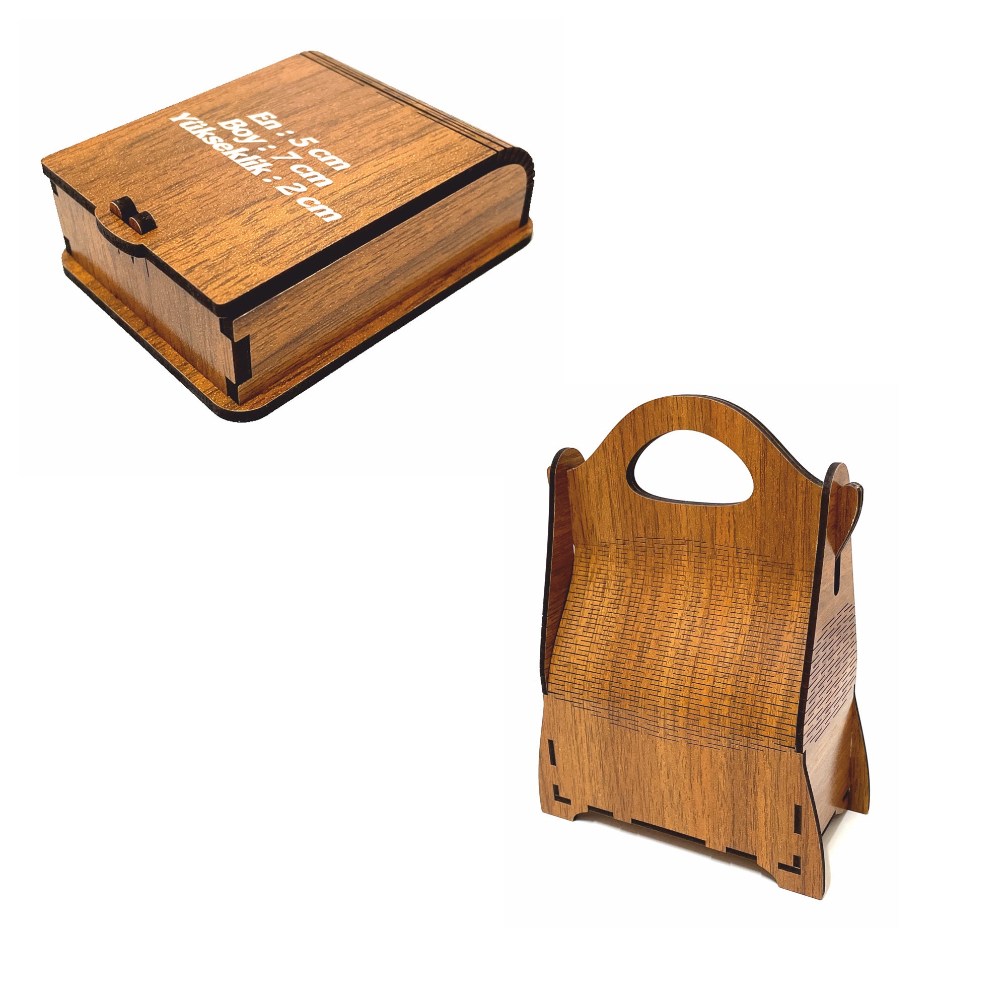 Laser Cut Box and Cover Bundle Gift Box Dxf Svg Files Etsy