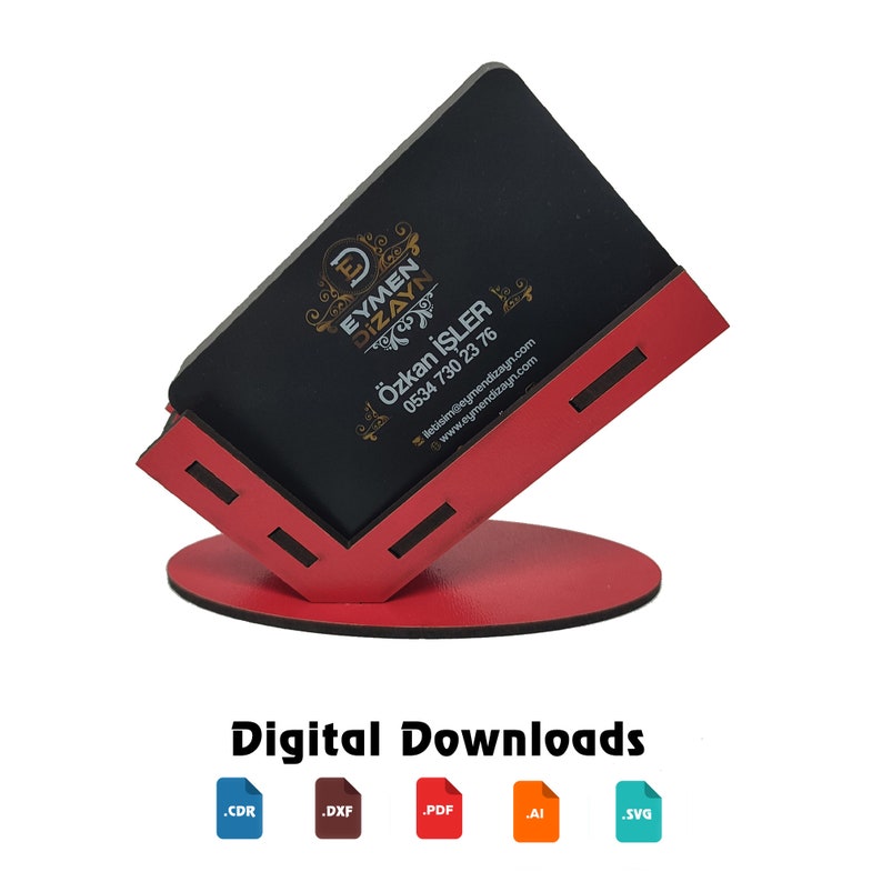 Business Card Holder Plans, Card Holder Svg, Wood Card Case, Card Holder Template, Card Holder