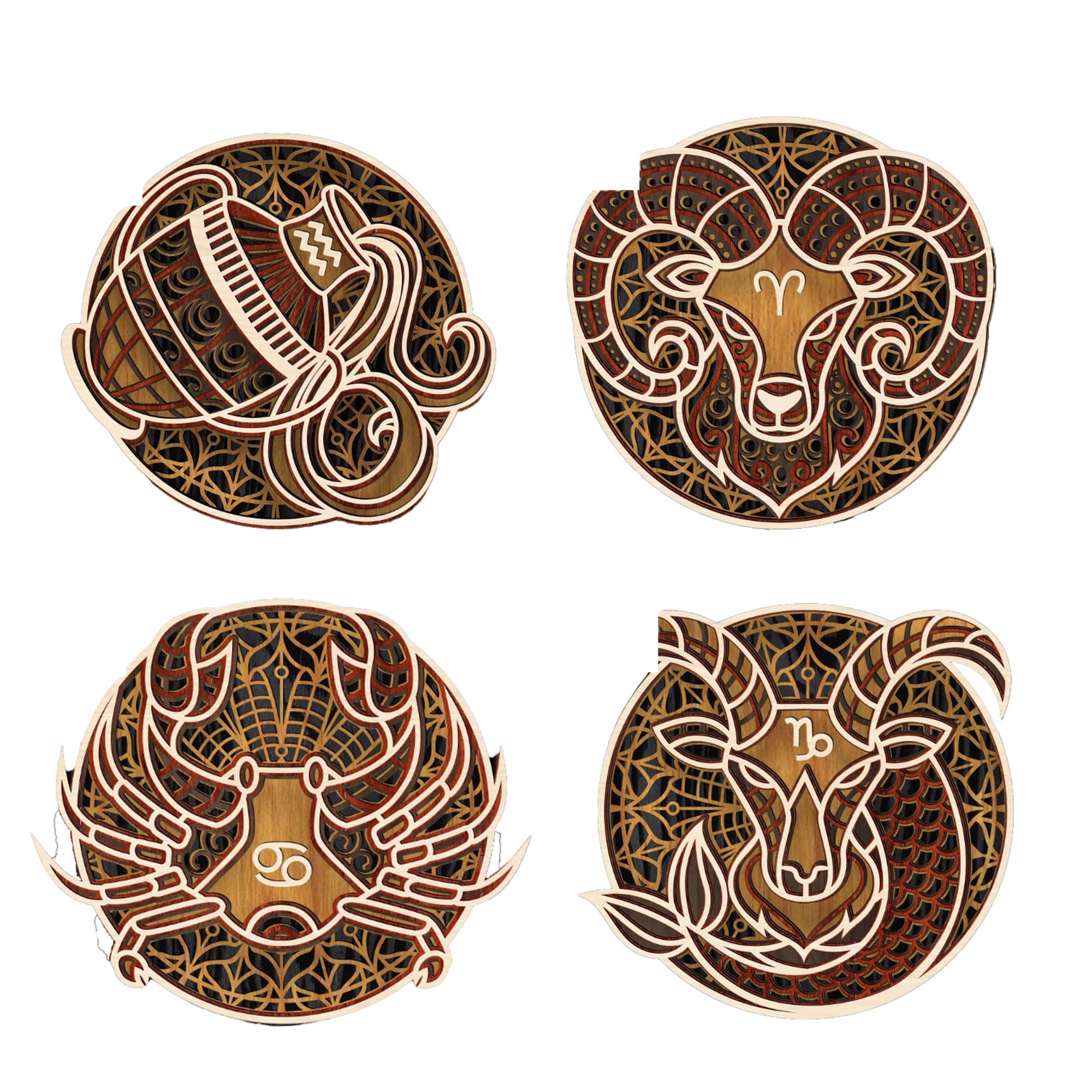 Zodiac Laser Cut, Zodiac Files, Zodiac, Zodiac Svg