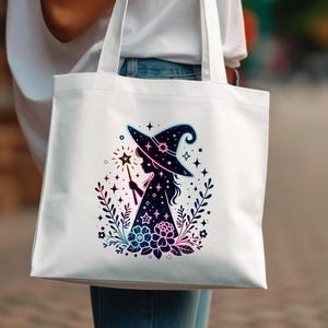 Cute witch t-shirt kids print •png file T-shirt coffee mug • Sublimation Halloween digital art print file download DTF image 5