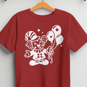 2 SVG - Payaso con globos, Payaso SVG, archivos de trazador Payaso Kölle Alaaf, Payaso TShirt Design SVG, Payaso para Cricut, archivo de trazador para principiantes
