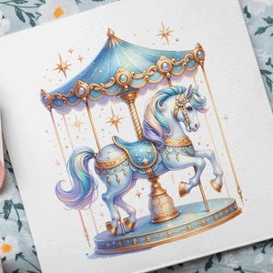 10 magiche ballerine blu da sogno, giostra, scarpette da ballo, acquerello blu, download digitale, PNG, clipart, DTF, stampa, tatuaggio