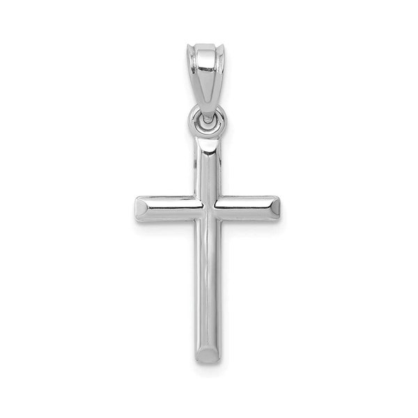 White Gold Cross - Etsy