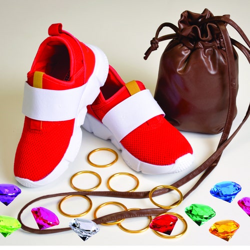 Kids Sonic Speed Shoes Movie Inspired Free Bag Free Gold Rings - Etsy