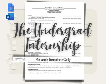 Prácticas de pregrado: solo plantilla