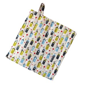 Hot pad, heat resistant pot holder, housewarming kitchen gift, grandmother gift