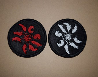 Rat King patch embroidered occultism goetia sigil halloween demon goetia mythical creature rats King gift punk crust wicca t-shirt