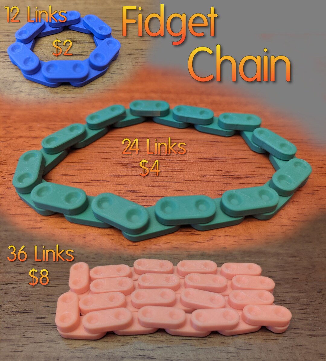 Fidget Chain Etsy