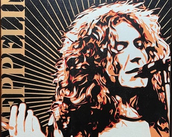Robert Plant - Pop Art Painting (Original)