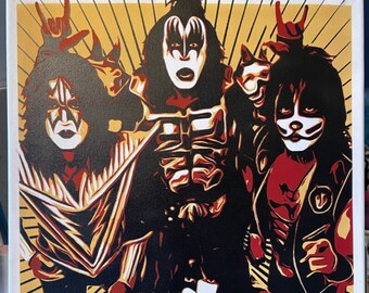 Kiss - Pop Art Painting (Original)