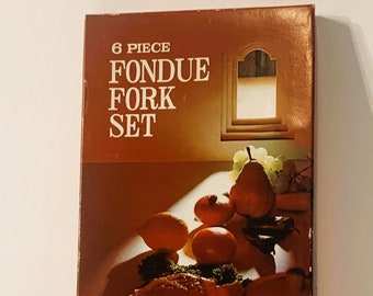 Mid-century Fondue Fork Set of 6