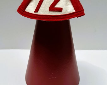 Vintage Boston University Megaphone and Felt School Cap Varsity