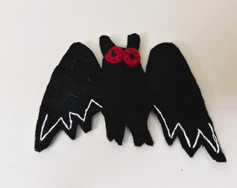 Felt Mothman Cat Toy
