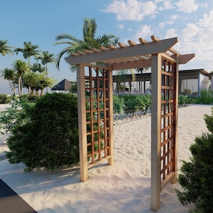 Garden Arbor Plans,Arbor Trellis Plan,Garden Decor,Cheap Arbor Plan