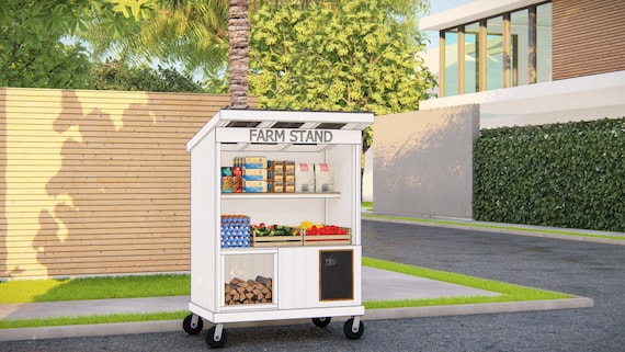 DIY Farm Stand Plans: Mobile Market Cart PDF Guide