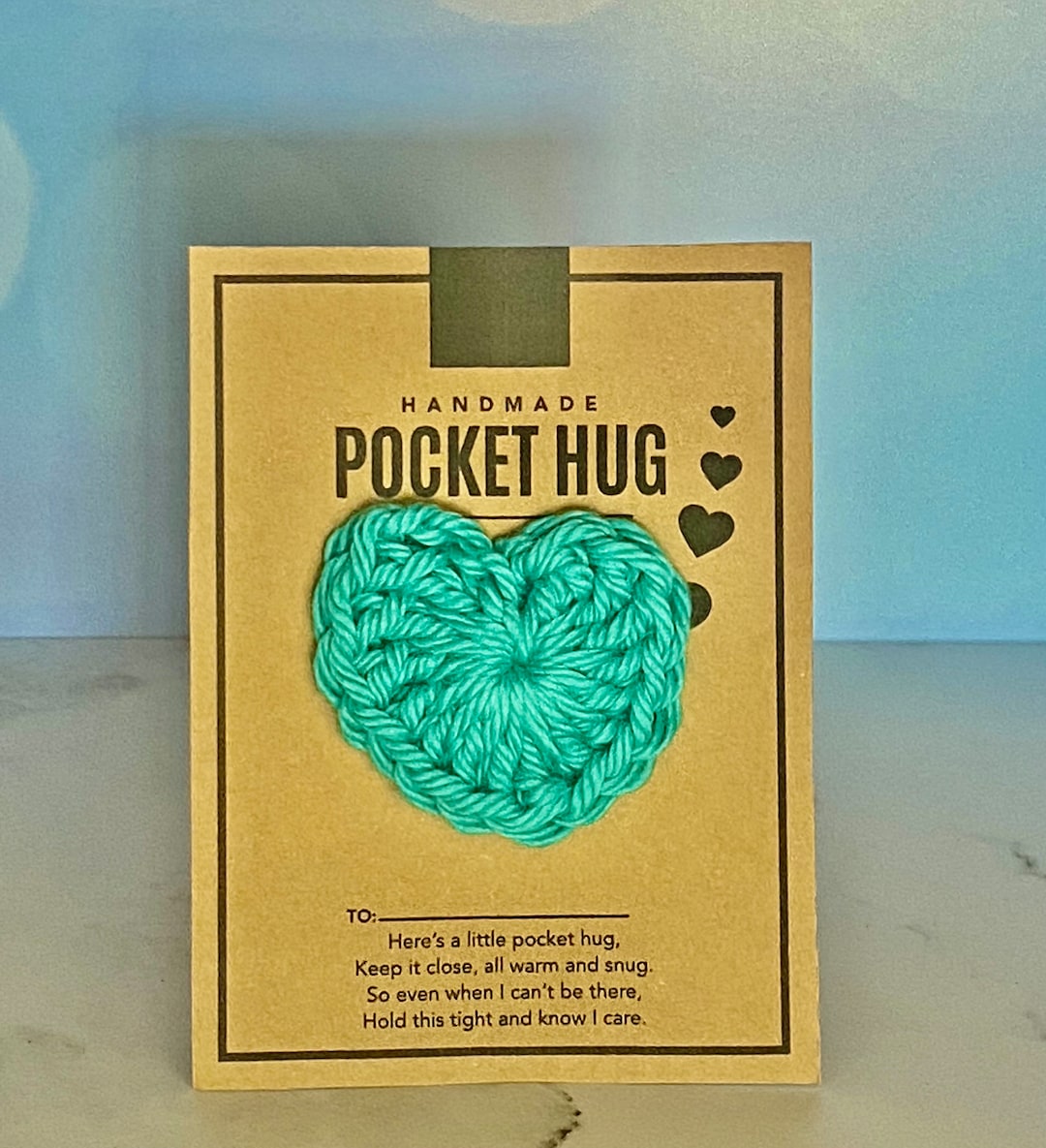 Aspyn Pocket Hugs Crochetfor Friendsmomteachercoworkerspocket