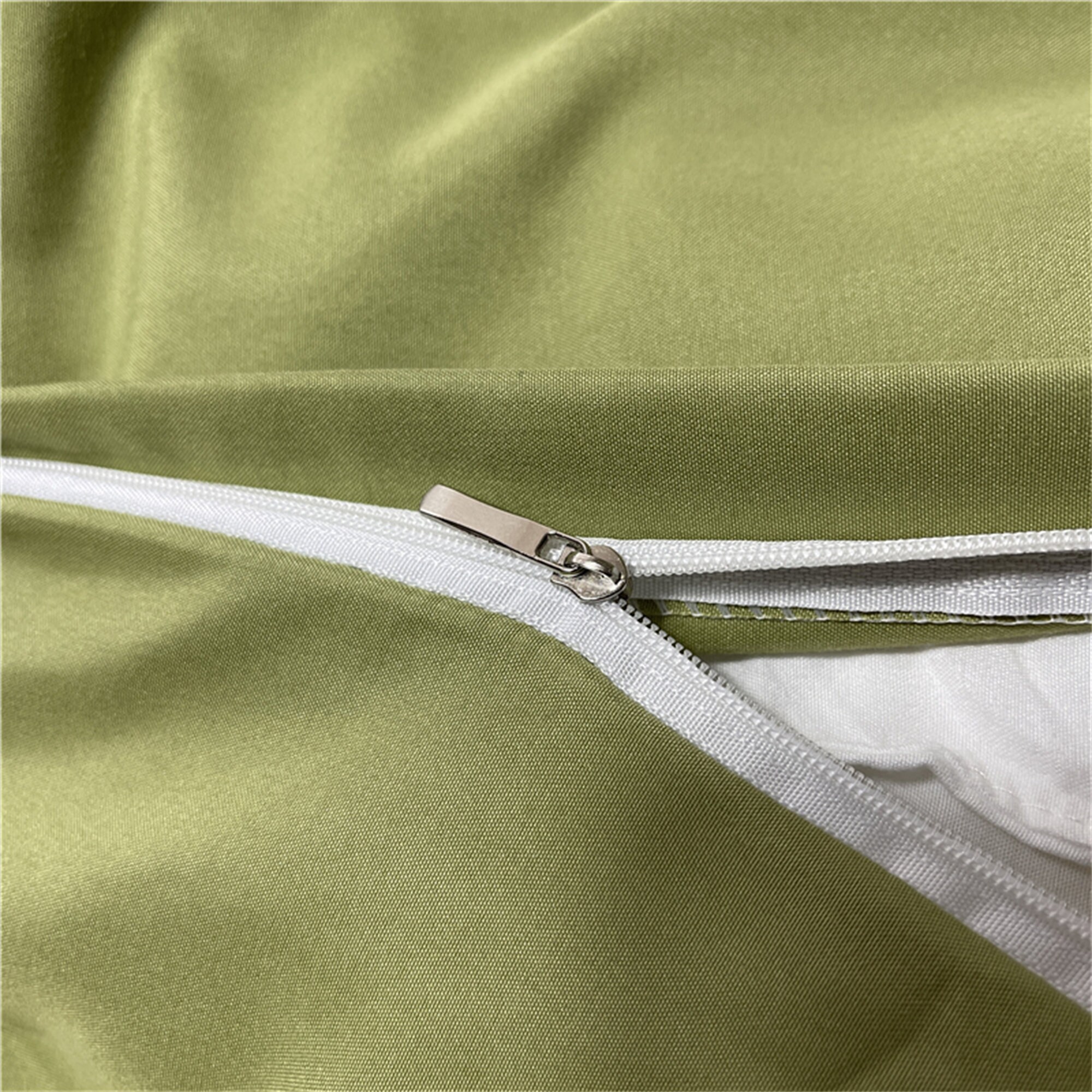 INS Minimalist Avocado Green Duvet Cover Set Girlish - Etsy