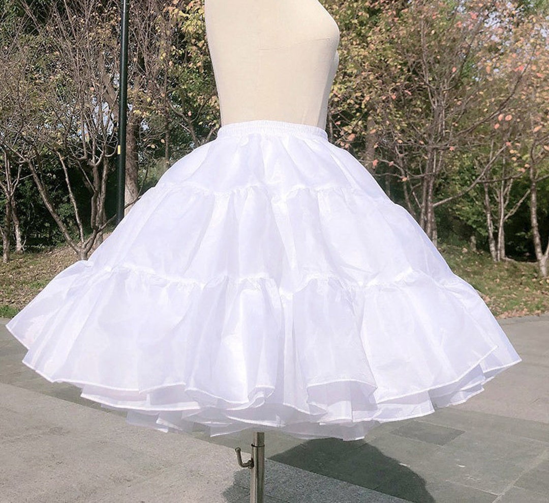White Organza Girl's Petticoat Baby Knee Length - Etsy