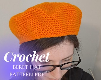 Classic Crochet Beret Pattern PDF