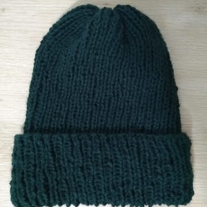 Cozy Handmade Hunter Knit Beanie
