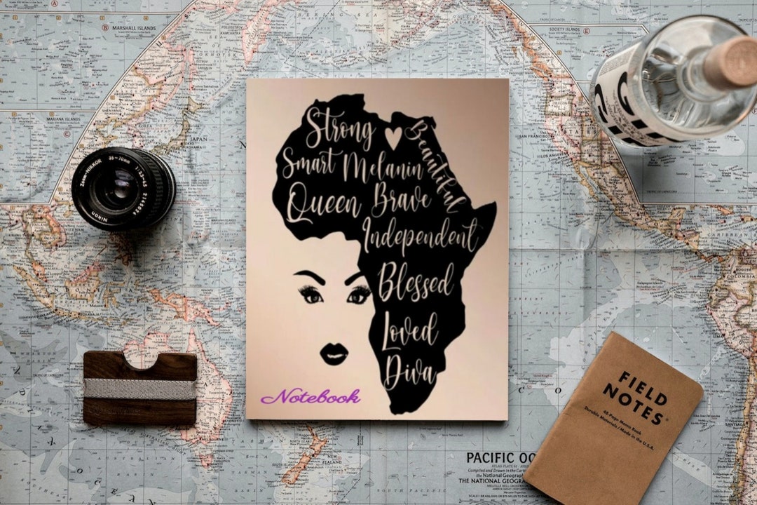 Black Girl Magic Notebook 8.5x11 200 Colored Lined Pages - Etsy