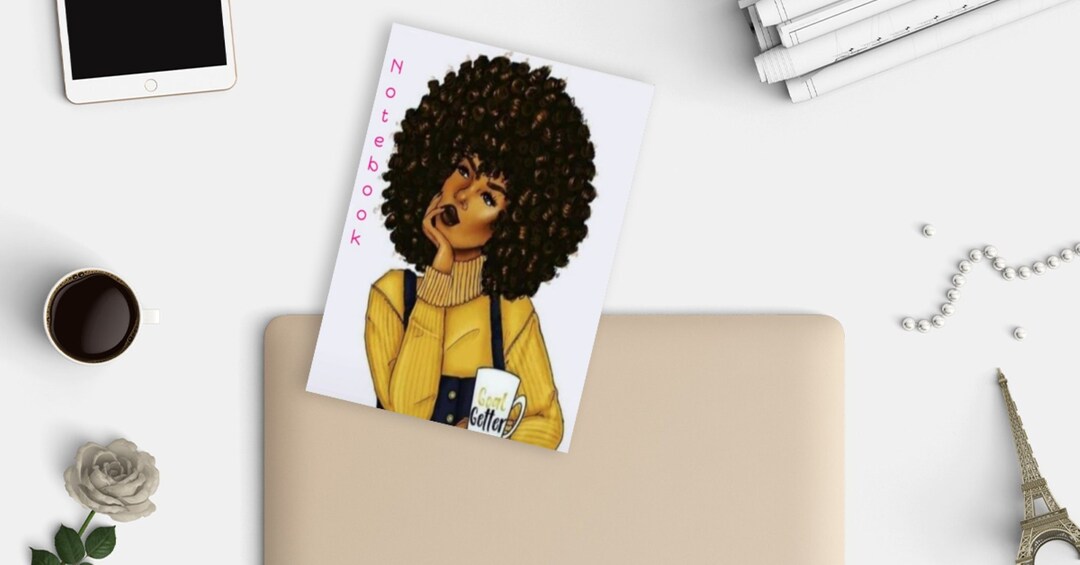 Black Girl Magic Notebook 8.5x11 200 Colored Lined Pages - Etsy