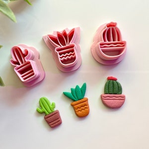 Cactus polymer clay Cutter | Plant Cutter | Succulent Cutter | Earring Cutter | Aloe Cutter | Gardening Cutters | Farming Cutters
