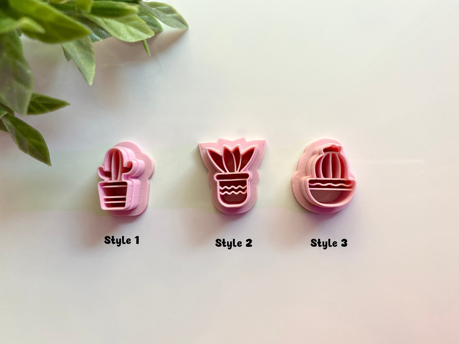 Cactus Polymer Clay Cutter | Plant Cutter | Succulent Cutter | Earring ...