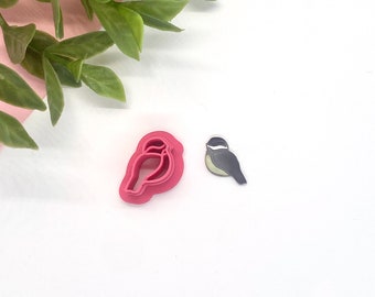 Chickadee cutter for Polymer clay, Bird Cutter, Animal Cutters, Stud Cutters