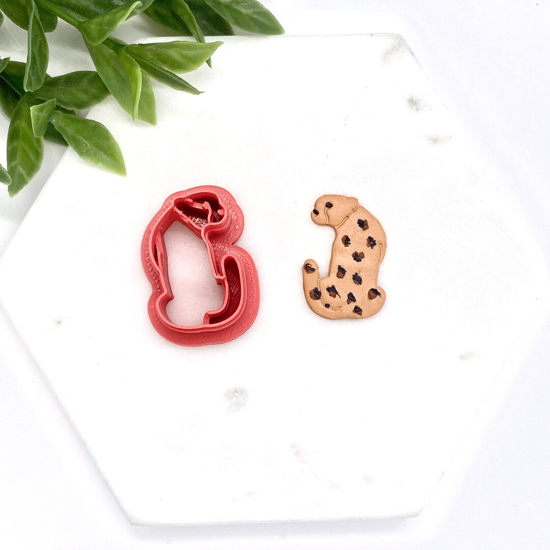 Leopard Cutter for Polymer Clay, Embossing Clay Cutter, Dangle Cutter ...