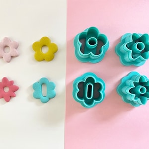 Flower Polymer Clay Cutters | Spring Cutters | Floral Shaped Clay Cutter | Organic Cutters | Earring Cutter