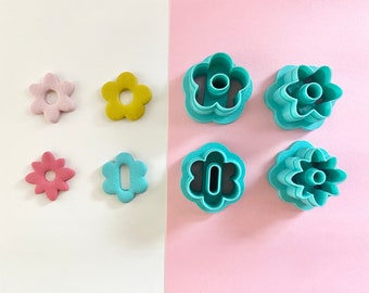 Flower Part 5 Polymer Clay Cutters | Spring Cutters | Floral Shaped Clay Cutter | Organic Cutters | Earring Cutter