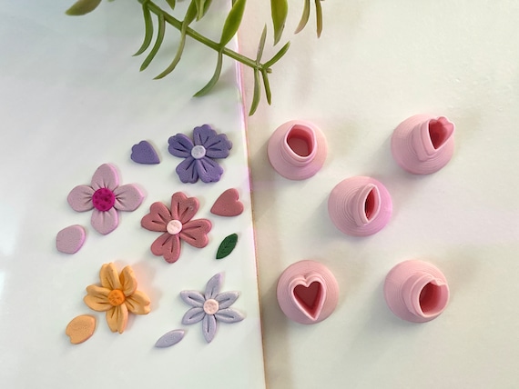 Petal Polymer Clay Cutters | Flower Cutters | Micro Cutters | Floral Cutter | Earring Cutter | Leaf Cutters | Mini Cutters | Tiny Cutters