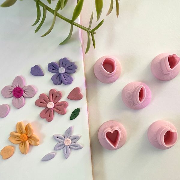 Petal Polymer Clay Cutters | Flower Cutters | Micro Cutters | Floral Cutter | Earring Cutter | Leaf Cutters | Mini Cutters | Tiny Cutters