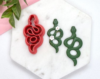 Snake Polymer Clay Cutter: Reptile Animal PLA Cutter