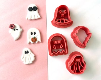 Ghost Part 1 cutter for Polymer Clay | Halloween Cutters | Dangle Cutters | Spooky cute cutters