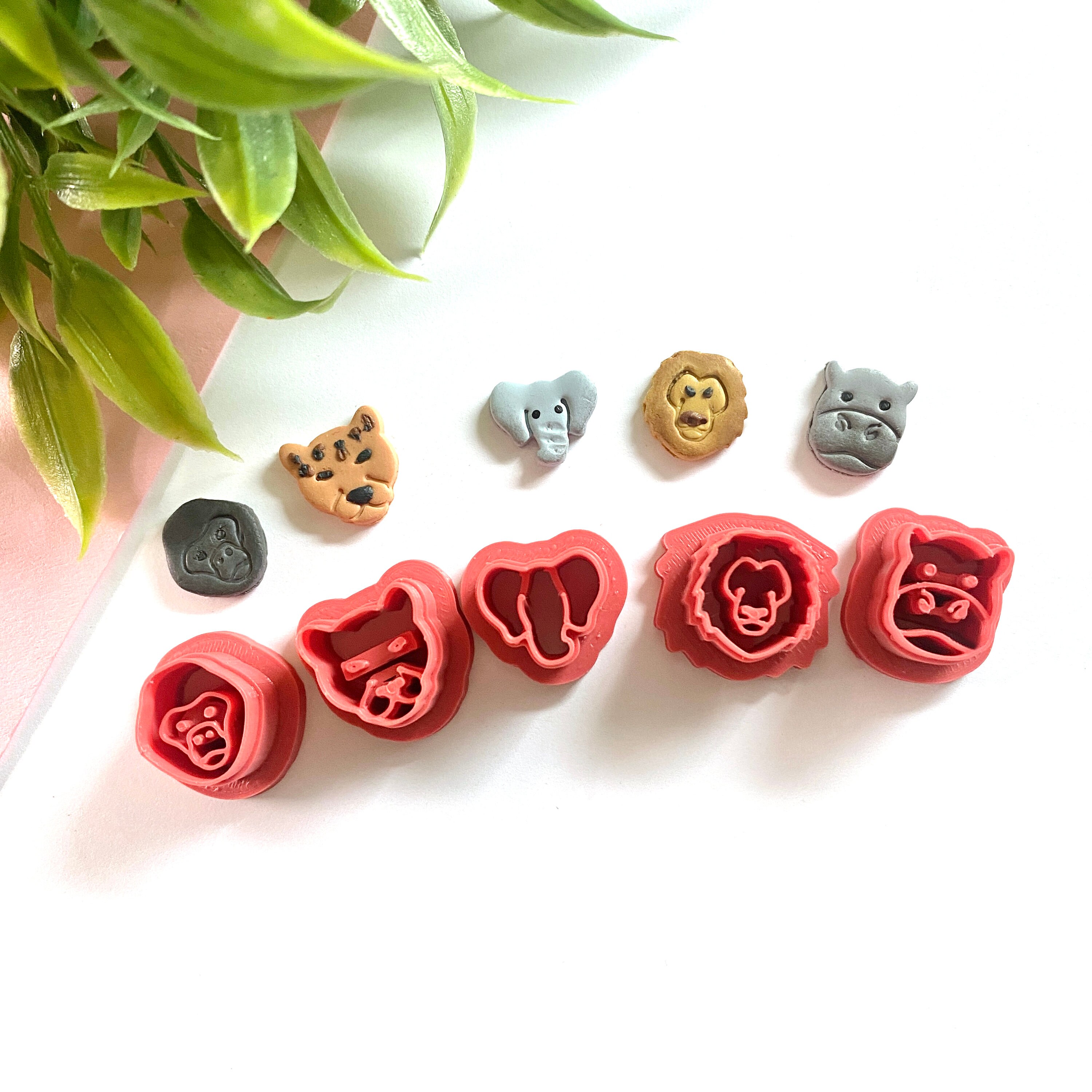 Animals Part 4 for Polymer Clay Cutter, Leopard Cutter, Lion Cutter ...